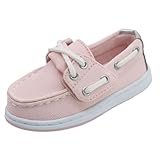 Sperry Toddler Cup II Boat Shoe with Memory Foam Insole - Light Pink Canvas, Size 9