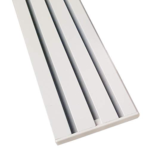 Vorhangschiene Aluminium - Weiß \"3 Lauf\" 240cm (2x120cm) - Flache Gardinenschiene (7mm) - inkl. Vorhanggleiter Vorhangschiene Aluminium - Weiß \"3 Lauf\" 240cm (2x120cm) - Flache Gardinenschiene (7mm) - inkl. Vorhanggleiter