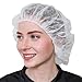SAFEKO Unisex Polypropylene Bouffant Caps, 100 Count [WHITE | 24