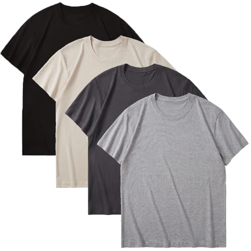 T-shirt basique en coton pour homme NewDenBer L