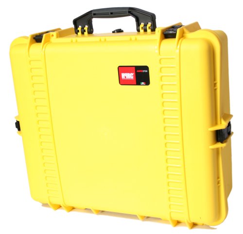 Étui étanche HPRC AMRE2700F jaune avec mousse de protection antichoc