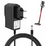 Caricatore Aspirapolvere Hoover 26V 500mA, Compatibile H-Free 100 200 500 700 800 HF122RH HF122GPT HF522UPT, Caricabatterie con Cavo 2m per Scopa Elettrica Senza Fili