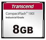 Nivelación de desgaste Transcend Tarjeta CF de 8 GB – MLC NAND Flash (modo SLC) – Durabilidad: 10.000 ciclos de inserción/extracción – TS8GCF180I