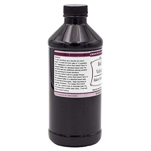 Lorann Red Velvet Bakery Emulsion, 16 Ounce Bottle #TOP1