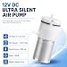 Air Pump Motor, 12V Dc Ultra Silent Electric Vacuum Pump, Micro Diaphragm Pump Air Compressor Motor, for Aquarium Tank Oxygen Circulate