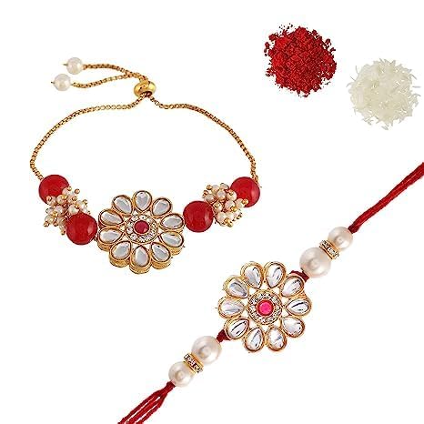 IGH RakhiZbgABhabhiZւ̃O[eBOJ[htAnhChfUCi[Raksha BandhanMtgACubN}[N, One Size,  B XbhB, ΂Ȃ
