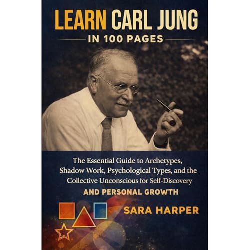 Learn Carl Jung In 100 Pages Audiolibro Por Sara Harper arte de portada