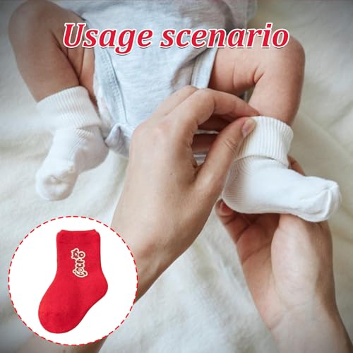 Toddler Socks, 5 Pair Colorful Baby Socks Fleece-Lined Newborn Winter Sock Cozy & Thick Warm Sock for 0 to 12 Month2