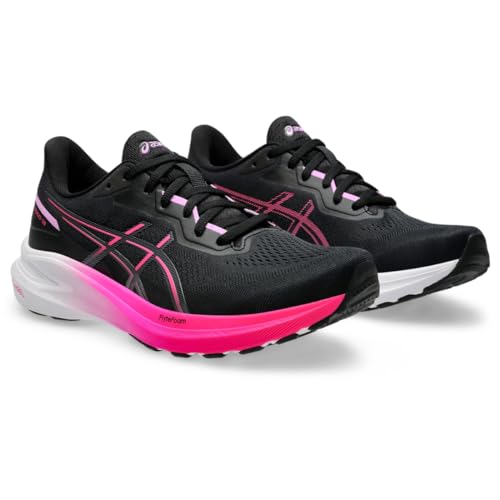 ASICS ASICS Women's GT-1000 13 Running Shoes, 5, Black/Pink GLO