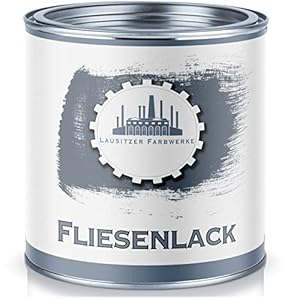 Lausitzer Farbwerke Fliesenlack 2K Lack (1 L, Weiß)