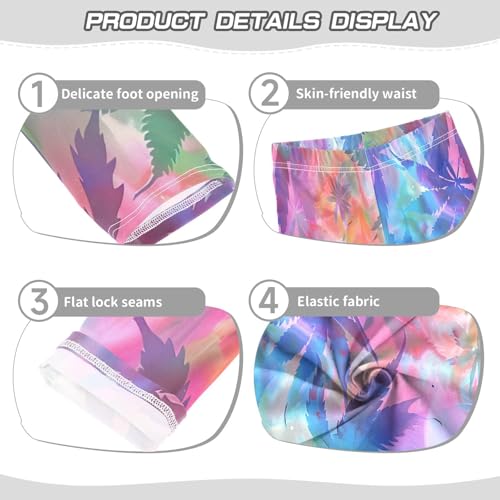 Bolaz Toddler Girls Leggings Printed Yoga Pants Leggings Tye Dye for Kids3