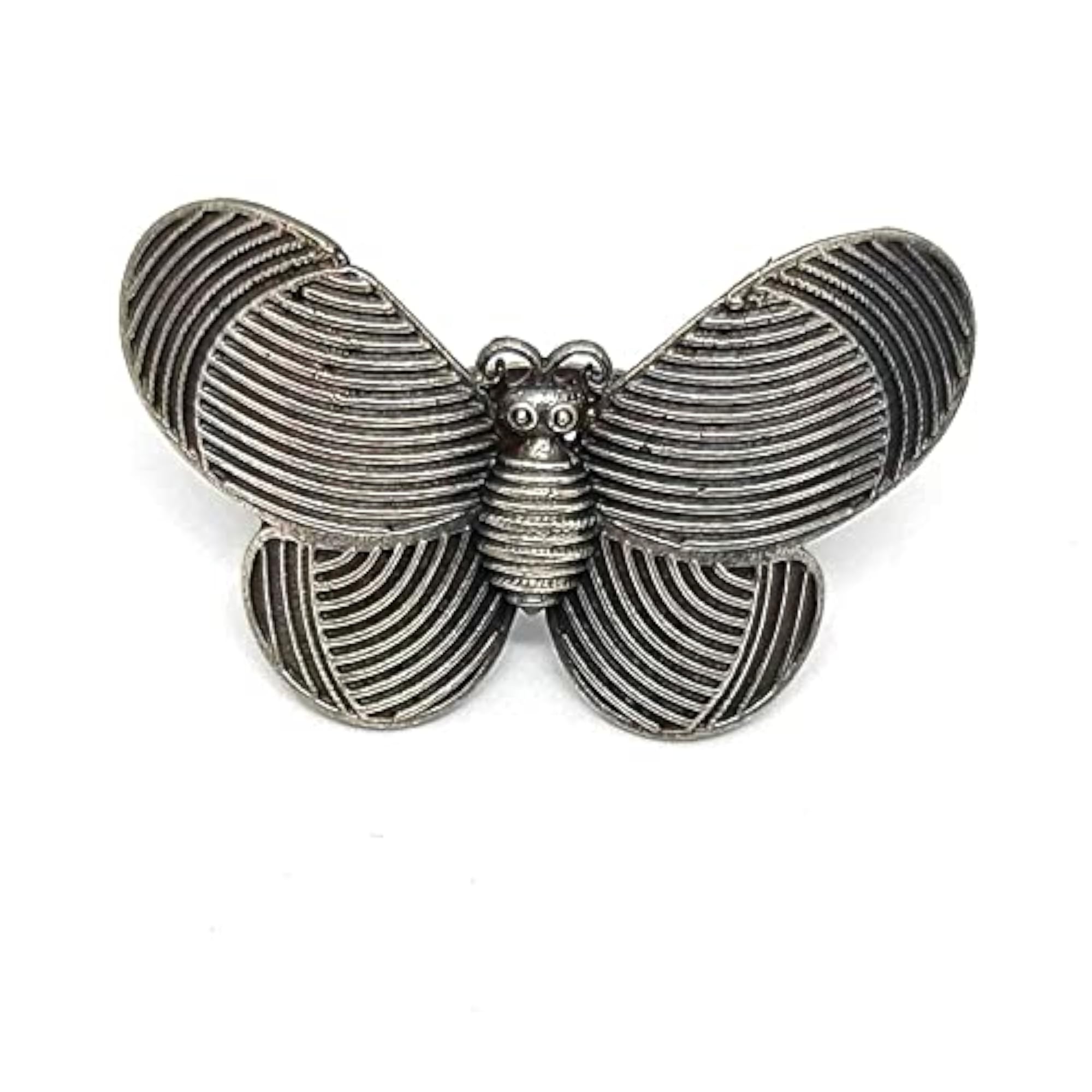 Butterfly Dark Oxidised Adjustable Finger Ring