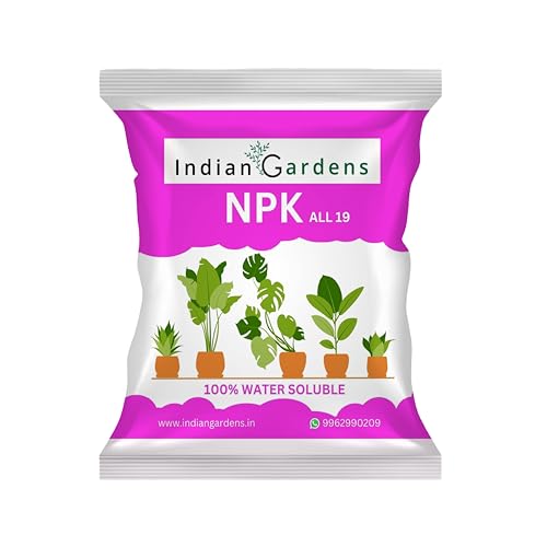 Image of Indian Gardens - GROGREEN NPK 19-19-19 + 1 MgO + TE Fertilizer For Plants | Water Soluble | Nutrition For Gardening | Growth Boost And Flowering Yield Boost | For All Plants - 1800 Grams