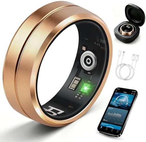Smart Ring for Women Men, All-New Matte Scratch-Resistant Design,...