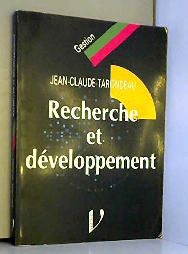 livre Recherche et développement