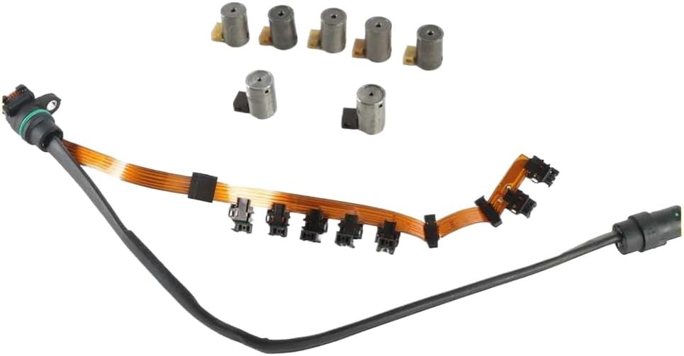 Car Transmission Master Solenoid Kit With Ribbon Harness Shift Compatible With 01M O1M 1995-Up Engines Components Parts