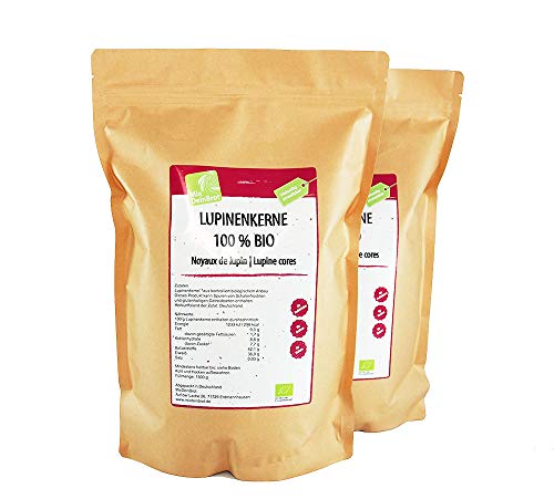 Bio-Lupinenkerne getrocknet aus Deutschland, 3000 g, Eiweißquelle für Vegetarier und Veganer, pflanzliches Protein Cover