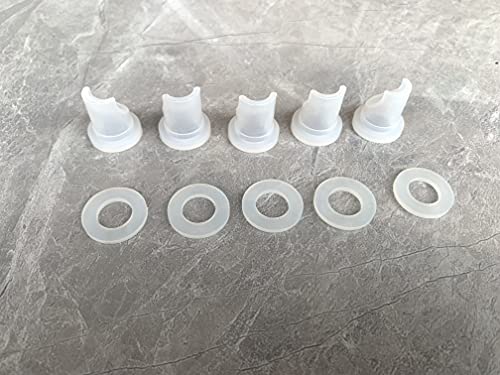 Semfeil Brew Beer Sanke Keg Coupler Check Valve 5Pcs Gas Check Valve And 5Pcs Beer Washer For D Type Coupler Replacement thumb #1