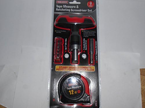 Tape Measure and Racheting Screwdriver Set