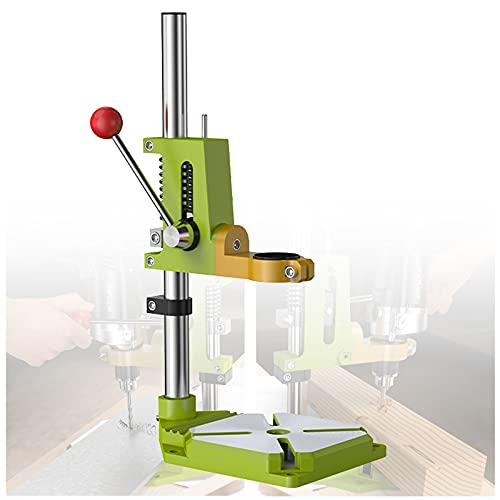 Drill Press Stand with Vice, Benchtop Drill Press Adjustable Support Stand for Assist in Drilling or Cutting, Pillar Drill Stand Jaw 90°Rotating, Applicable Range of