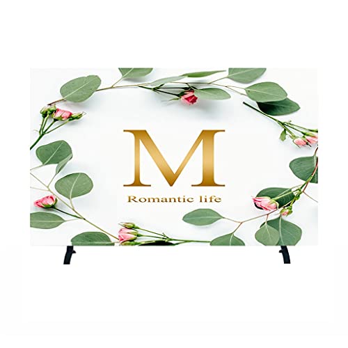 HOTTHWXX Housse TV/PC 22"-65", Housse de Moniteur, Étanche à l'eau et à la Poussière, Coton et Lin de Haute Qualité, Impression et Teinture Réactives, 3 Couleurs (Color : A, Size : 22") Cover