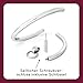 BDSM Halsband Edelstahl mit abnehmbarem O-Ring - Bondage Halsreif Unisex - Halsfessel, Sklavenhalsband, Choker für Damen & Männer - Fetisch Zubehör, Rollenspiel, Sklavenspielzeug - Größen wählbar