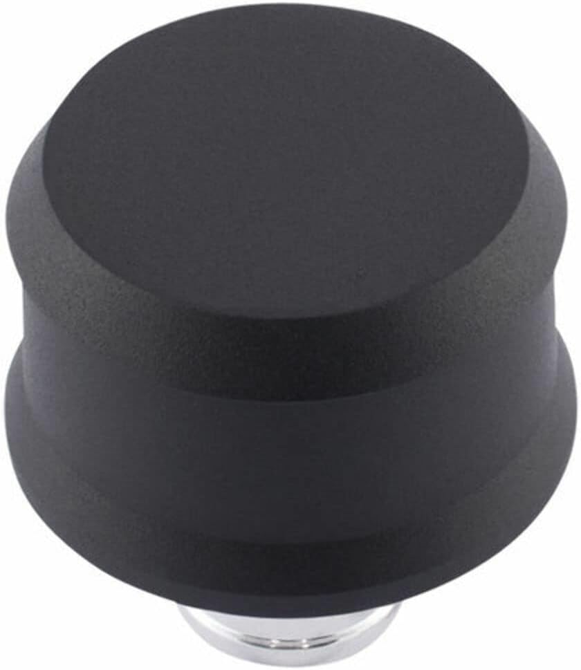 ProForm Breather, Push-In, Slant-Edge, 1-1/4 in Hole, Reusable, Aluminum, Black Crinkle, Each