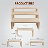 Amazon.com: WIQARJ 3-Tier risers display stands, Wooden Retail Display ...
