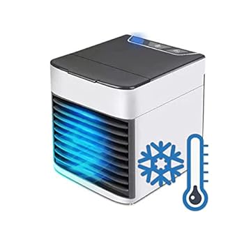 Mini Ar Condicionado Portátil Arctic Air Cooler Umidificador Climatizador Luz Led