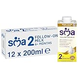 SMA PRO Follow On Baby Milk, Ready To Drink, 6 Months+, 200 ml (Pack of 12)