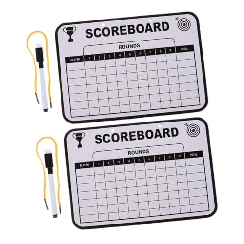 Tablero de puntuación doble para golf BESPORTBLE 2 piezas miniatura 1