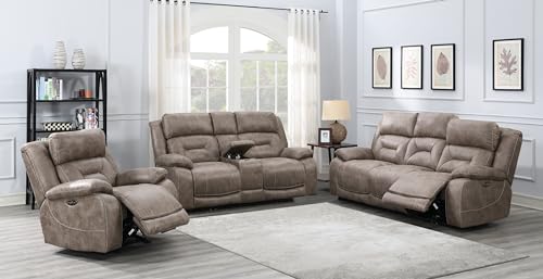 Sofá Loveseat Plegable Tela Sand miniatura 2