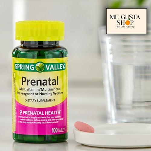 Spring Valley Prenatal Multimineral Health Support Tablets Dietary Supplement, 100 Count Includes Pill Organizer - Thumbnail 3