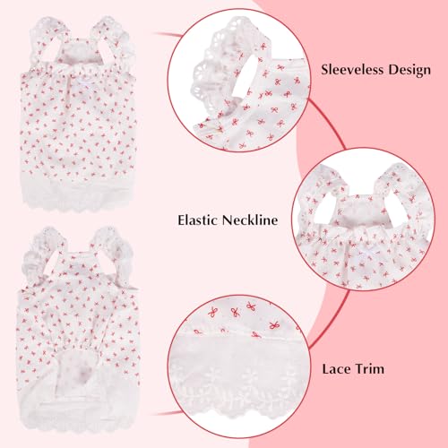 Roupas de cachorro PP para cães pequenos, primavera verão, vestidos de gato, camisetas fofas, pijama