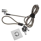 Cadenas pour ordinateur portable en alliage de zinc – déverrouillage facile avec la clé fournie, cadenas pour ordinateur portable