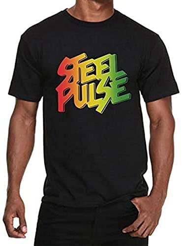 Photo de Steel Pulse Roots Reggae Musical T-Shirt Unisex Black Mens Tees M