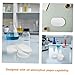 ULTECHNOVO 300pcs Fast Qualitative Filter Paper Circles White Oil Blotter Paper for Laboratory Filtration Chemistry Experiments School Science Lab Industrial Analytical Use