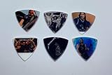 Grosor: 1,4 mm METALLICA - Juego de púas de bajo (6 púas/6 diseños diferentes)