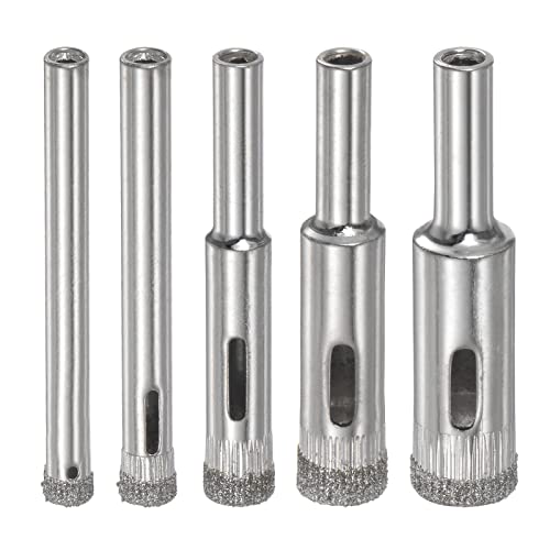 Juego de 5 brocas diamantadas para vidrio y cerámica miniatura 1