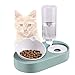 ALLILUYAA Gamelles pour Chats,Bol pour Chaton,Distributeur de Croquettes et Eau pour Chat et Chien,Inclinable à 15° Bol pour Chat Anti-Vomissements Bol,pour Chats,Chiens,Animaux