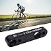Hapivida 2Pcs Flat Mount Disc Brake Adapter, Rear 160mm Bicycle Flat Caliper to Flat Mount Disc Brake Mount Adapter Bicycle Accessory