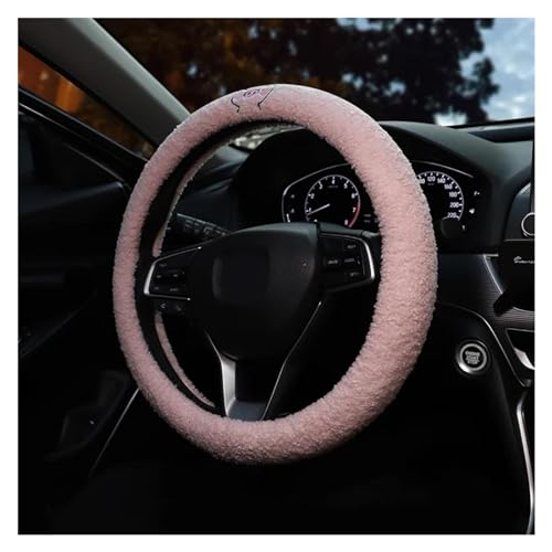 Housse de volant cochon peluche auto universelle et confortable
