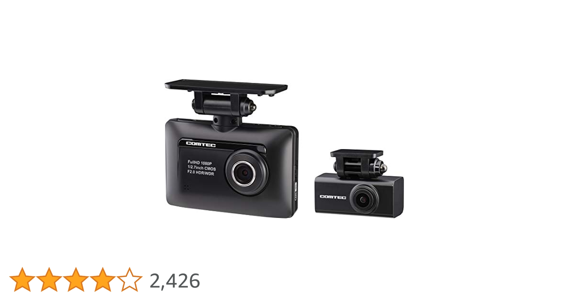 コムテック　前後2カメラドライブレコーダー　ZDR015 Amazon | コムテック 前後2カメラ ドライブレコーダー ZDR-015