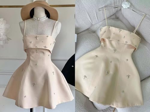 Sparkly Beaded Mini Homecoming Dresses for Women A-Line Spaghetti Straps Prom Cocktail Party Gowns Short4