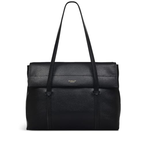 Image of RADLEY London Rivington Women's Medium Leather Flapover Workbag, Black