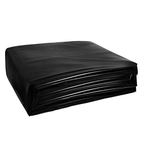 Gonioa 15.6 Mil Pre-CutÂ Pond Liner,Fish Pond Liner,10 by 13-Feet Pond Skins Liner HDPE Pond Liner for Koi Ponds, Streams Fountains and Water Gardens,Black