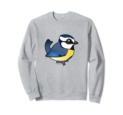 Cute Cartoon African Blue Songbird Cyanistes Teneriffae Sweatshirt