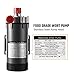Hilangsan Wort Pump High Temp Brewing Pump Food Grade Pump Stainless Steel Head brew Pump Homebrew pump Magnetic Drive Pump Wort Transfer Pump with Inline Switch Mini Valve Quick Disconnects(gray)