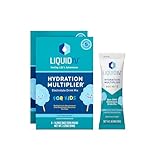 Liquid I.V. Hydration Multiplier Kids - Blue Cotton Candy - Hydration Powder Packets | Electrolyte Drink Mix | Easy Open Single-Serving Stick | Non-GMO | 16 Sticks