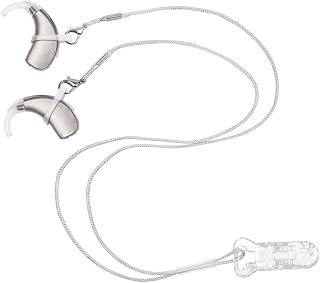 Hearing Aids Clip for Adults Seniors - Portable Hang Rope Anti-lost Rope Security Clip Fixation Cord Protection Rope for Hearing Amplifiers